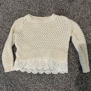 Gap cream knit sweater